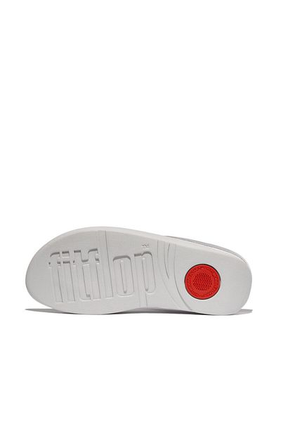 Fitflop صندل Fino Glitterdust معدني عند أصابع القدم - فضي