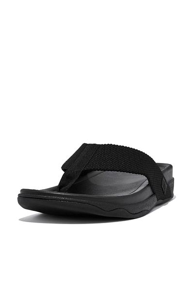 Fitflop Black Surfer Toe-Thongs