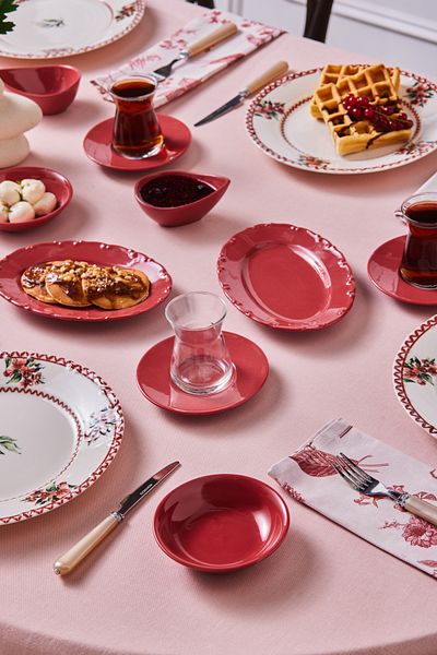 Karaca Forever Bone Treviso 26 Piece Breakfast Set for 6