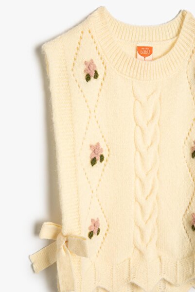 Koton Dívčí svetr Ecru 5Wmg90036At