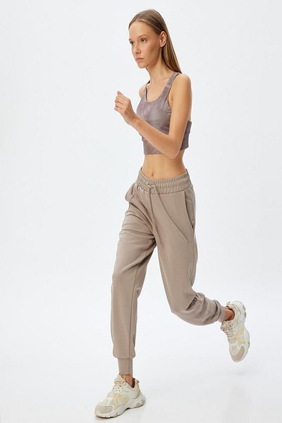 Koton Nerzfarbene Damen-Jogginghose – 5WAK40096NK