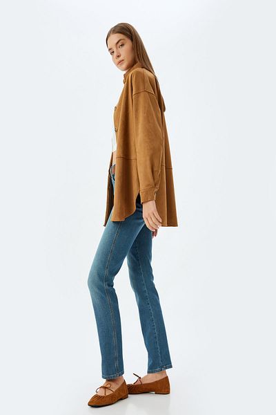 Koton Green Cast Damen Jeans 5WAL40178MD