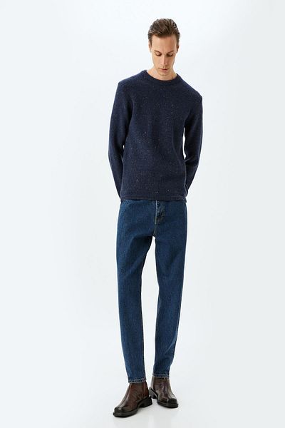 Koton Ανδρικό πουλόβερ Navy Blue - 5WAM70150HT