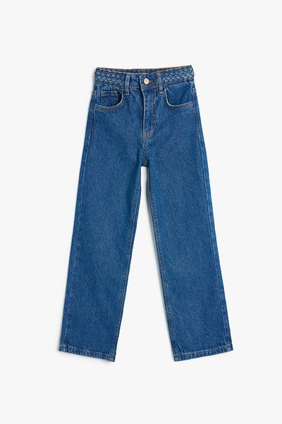 Koton Kids Джинси для дівчаток середнього індиго 5WKG40078AD