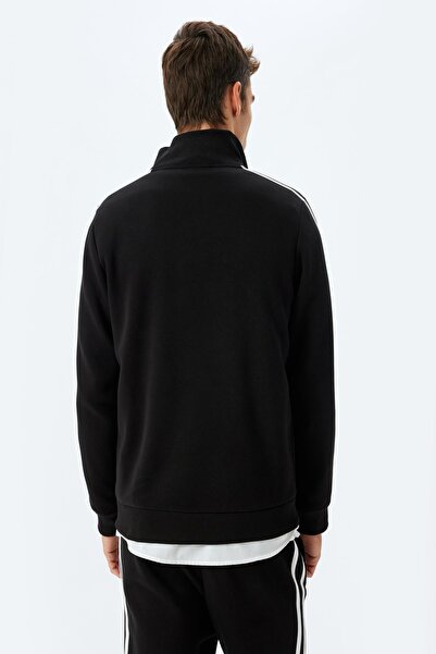 Koton Men's Black Sweatshirt 5Wam70174Mk