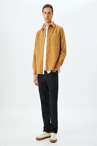 Koton Ανδρικό πουκάμισο Camel Hair 5WAM60170HW