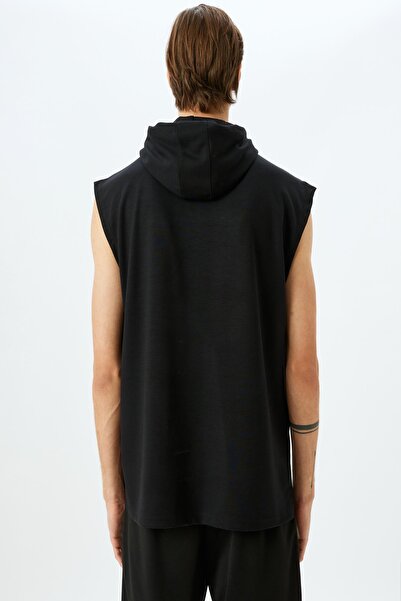 Koton Men's Black Sweatshirt - 5Wam30015Nk