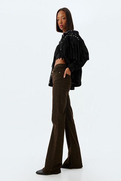 Koton Leopard Print Women's Trousers 5Wal40047Mw