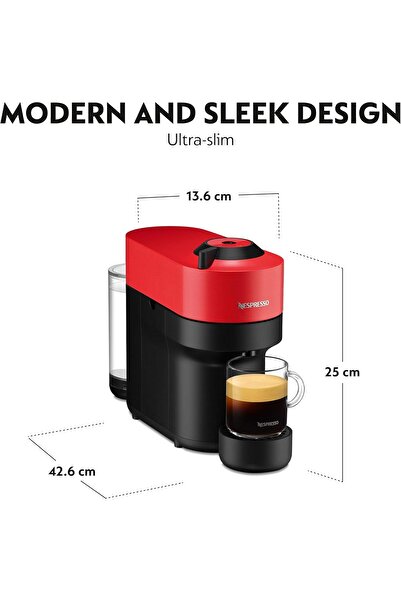 Nespresso 1260W Vertuo Pop Coffee Machine 0.56 L - 2 Years Warranty