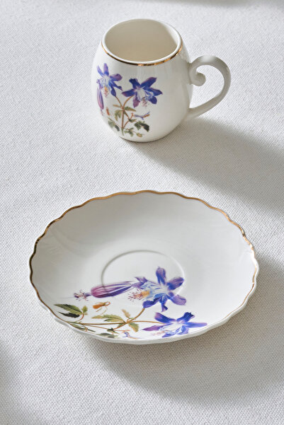 Karaca Gardenia 6-Person Coffee Cup 90 ml