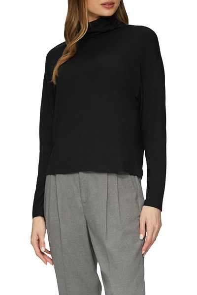 s.Oliver Tortuga-Ausschnitt – gestreiftes Jersey