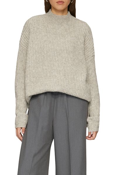 QS by s.Oliver Oversize Knitted Pullover - Alkalmi nyakú, puha anyag