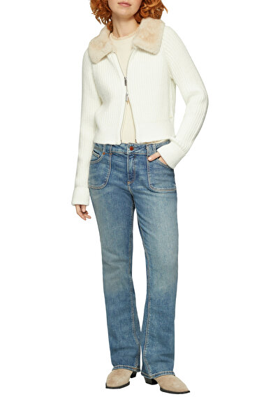 QS by s.Oliver Casual Denim – Slim Bootcut, Mid Rise