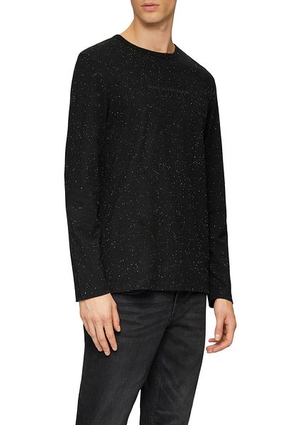 s.Oliver Τζέρσεϊ Casual Crew-Neck με τυπωμένο λογότυπο