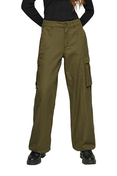 QS by s.Oliver High Waist Cargo Pants - Straight Cut and Similar