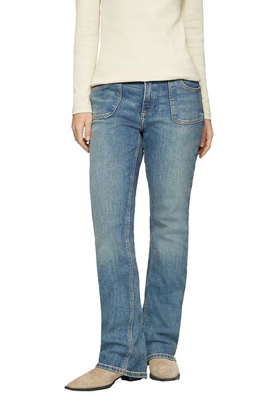 QS by s.Oliver Ležérní džínovina – Slim Bootcut, Mid Rise