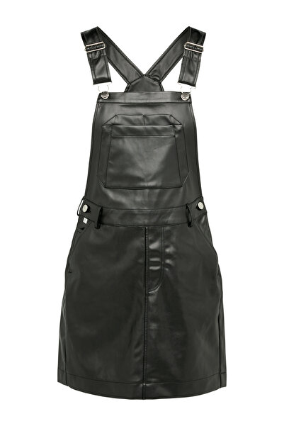 QS by s.Oliver Casual δερμάτινο παντελόνι με στήθος