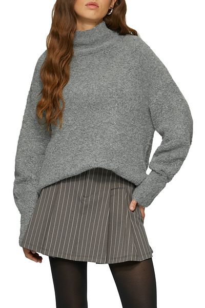 QS by s.Oliver Oversize Boucle Knit Long Jumper