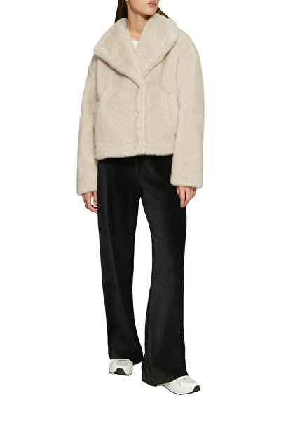 QS by s.Oliver Fur Look Outdoor Oversized Jacket