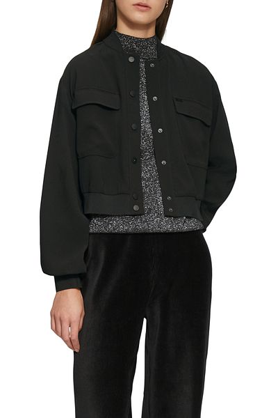 QS by s.Oliver Casual Blouse Jacket - Blouson Style