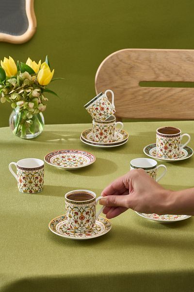 Karaca Şebnem 6 Person Coffee Cup 80 ml
