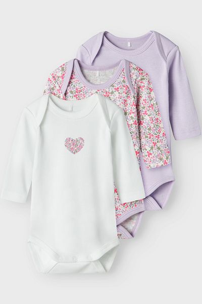 Name it Baby-Body für Mädchen, Violett