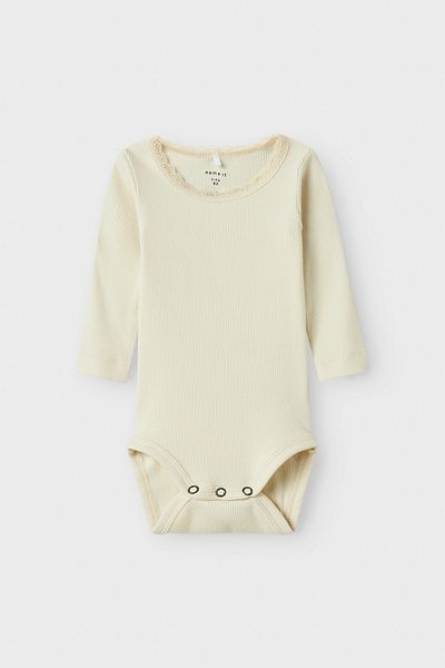 name ıt Baby-Body für Mädchen, Beige