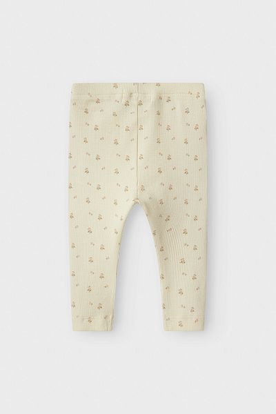 Lil' Atelier Weiße Leggings für Mädchen