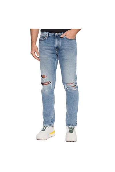 Tommy Jeans JEANS, FÜR HERREN, MIT POCKET, FÜR FOUR POCKETS, SOLID COLOUR, EMBROIDERED LOGO, ZIP UND BUTTON CLOSURE