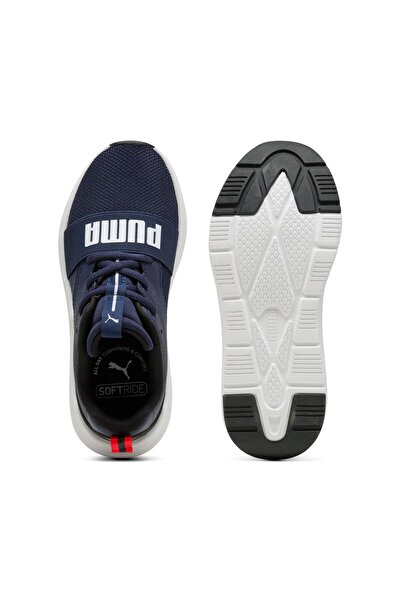 Puma PUMA Softride Wired 2 Jr - الدنيم الأسود والأزرق الداكن