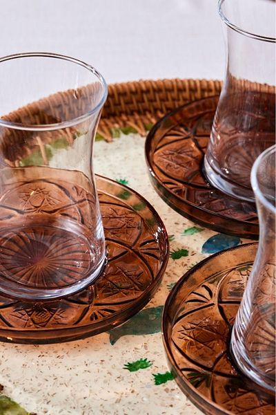 Karaca Amberia 12 Piece Tea Set for 6 People