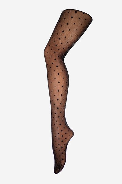 Gatta Silver Party - Lurex Detaillierte gemusterte Strumpfhose