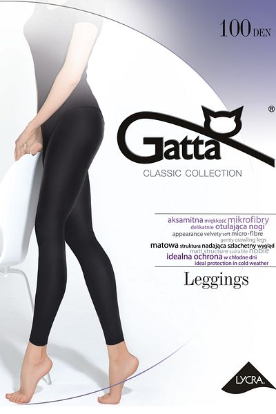 Gatta LEGGINGS 100–100 Denim-Leggings aus Mikrofaser