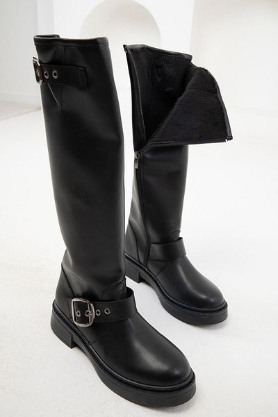 SOHO Schwarze Damenstiefel 20113