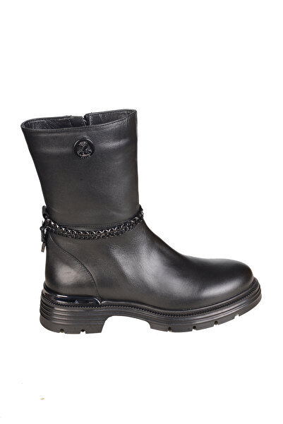 Venüs 2353522 Siyah Deri Bot