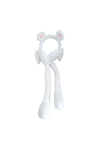 Aware Time Children's Plush Figured Movable Ear Movable Sound Winter Earmuff
