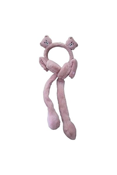 Aware Time Children's Plush Figured Movable Ear Movable Sound Winter Earmuff