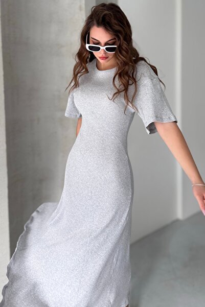 New Now Asymetric Cut Design Cashorse Dress