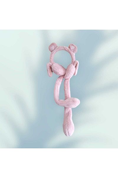Aware Time Children's Plush Figured Movable Ear Movable Sound Winter Earmuff