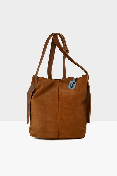 Bagmori Geantă pentru femei, din piele naturală, cu curea ajustabilă, cu garnitură M 000008525
