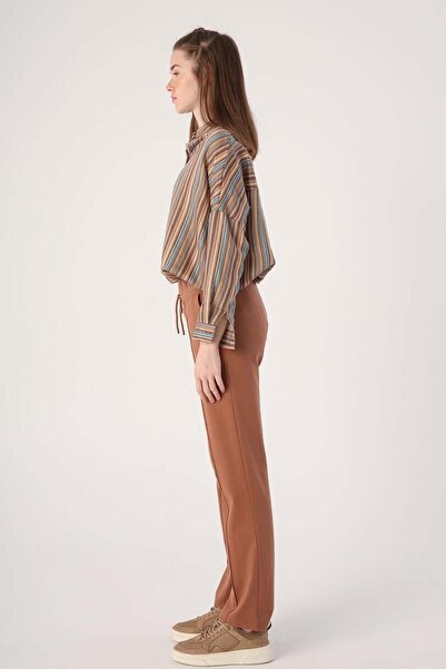 ALLDAY Kahve-Cepli Eşofman Altı