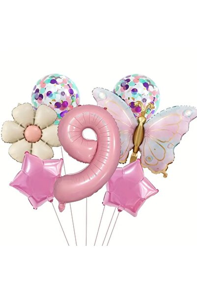 DÜVENCİ TİCARET ΣΕΤ ΠΑΡΤΙ ΓΕΝΕΘΛΙΩΝ ΜΕ ΜΠΑΛΟΝΙΑ ΑΛΟΥΜΙΝΙΟΥ ΣΧΕΔΙΑΣΜΟΥ ΠΕΤΑΛΟΥ...