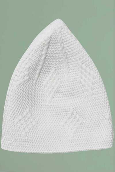 Trenderrs Woven Knit Patterned Skullcap Quality Prayer Beads