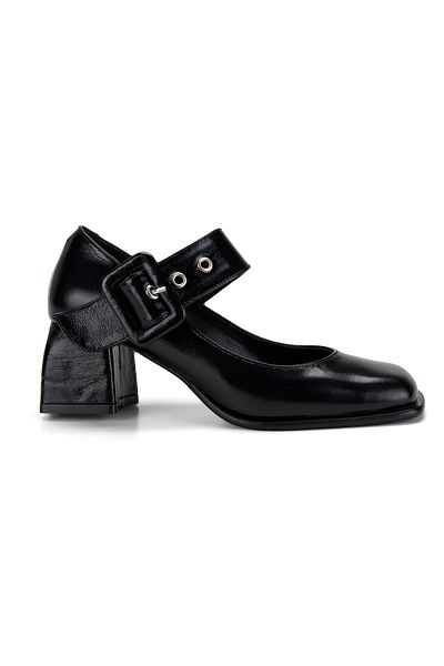 Desa Women's Black Patent Leather Mary Jane Shoes