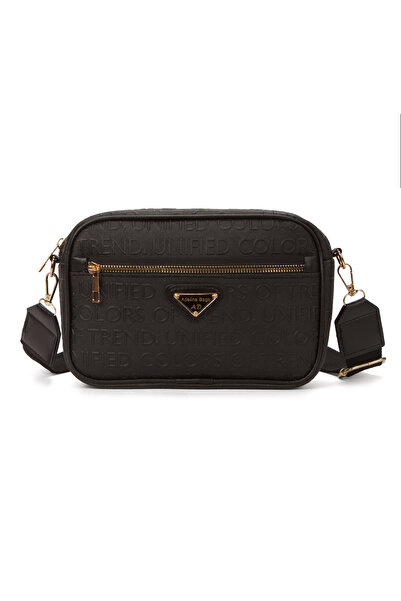 Adelina Bags Dámská kabelka přes rameno Black Cross Strap - S peněženkou
