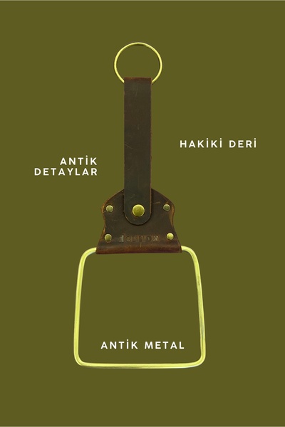 Modern Antik Metal Deri Askılık – Ev, Ofis, Banyo ve Mutfak İçin Fonksiyonel Tasarım