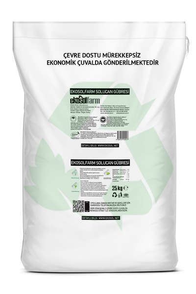 EkosolFarm %100 Solucan Gübresi 25 Kg (50 Litre) Katı Toz Organik Gübre – Saksı, Bahçe, Ağaç ve Çim