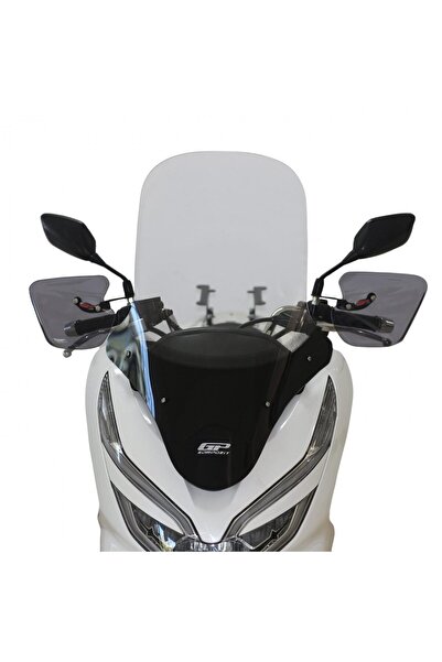 GP KOMPOZİT SİPERLİK TUR CAMI UZUN ŞEFFAF HONDA PCX 125 150 2018 2020 65CM