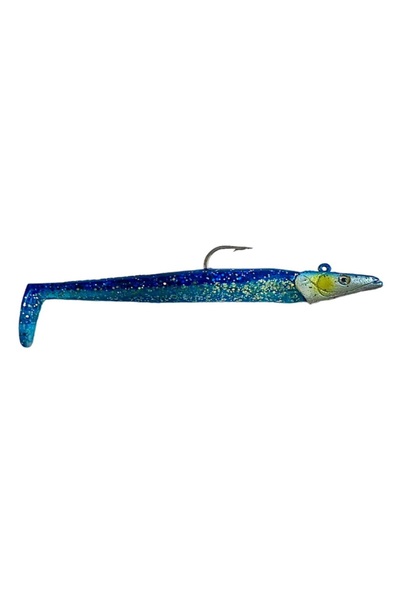 Savage Gear Lb Sandeel 10cm Captain Zoka 21gr Modifiyeli Hazır Silikon Yem Bl...