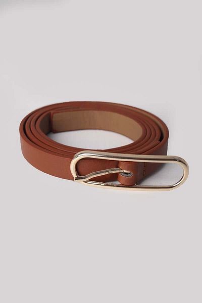 ALLDAY Tan-Elips Buckle Belt